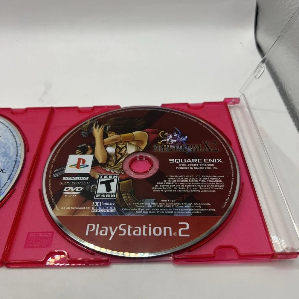 Final Fantasy X -&- X-2 -Sony PlayStation 2 Disc Only